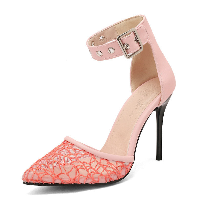 Pointed-toe Stiletto Sandal Heels for Men