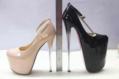 Ultra-High Stiletto Heels for Men