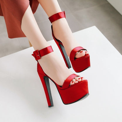 Platform Heels For Men With Ankle Strap