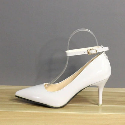 Classy Casual High Heels For Men With Ankle Strap