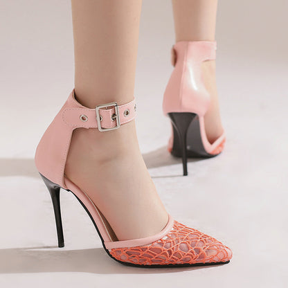Pointed-toe Stiletto Sandal Heels for Men