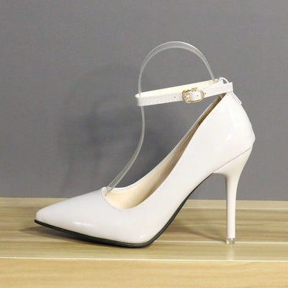 Classy Casual High Heels For Men With Ankle Strap