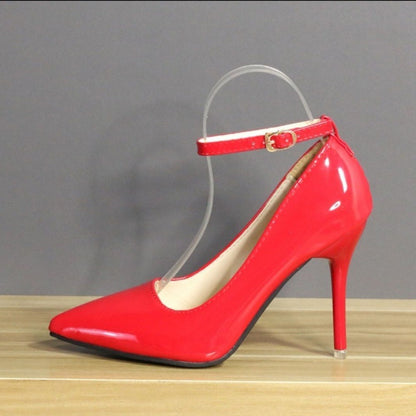Classy Casual High Heels For Men With Ankle Strap