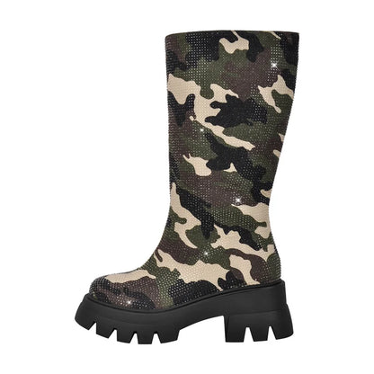 Fold-Over Platform Boots with Chunky Sole - Heelure™