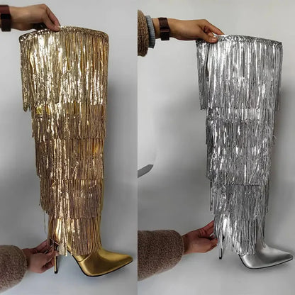 high heel stiletto boots