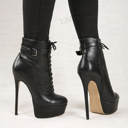 Stiletto Ankle Boot Heels For Men