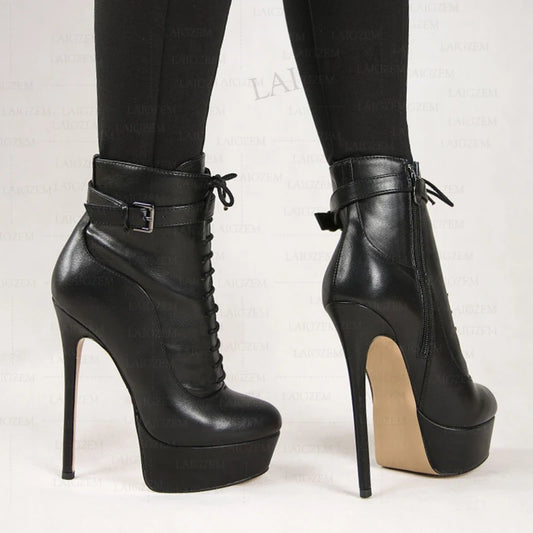 Stiletto Ankle Boot Heels For Men