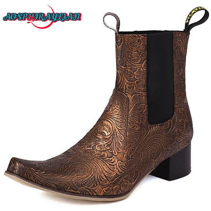 Comfortable Cowboy Heels For Men