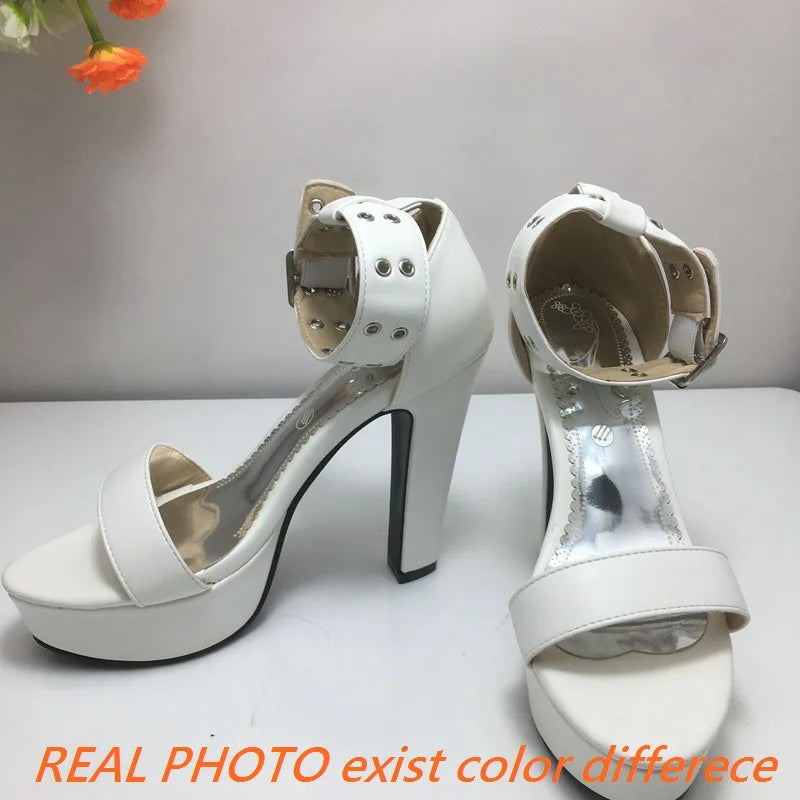 Bold Red Platform High Heels for Men: Break Barriers with Stylish Party Sandals