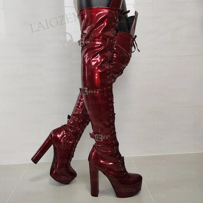 Over-the-Knee High Heels for Men: Stylish & Comfortable Boots