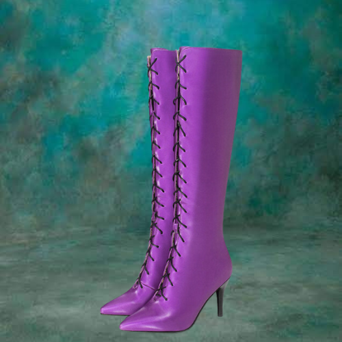 Lace Up Boot High Heels For Men