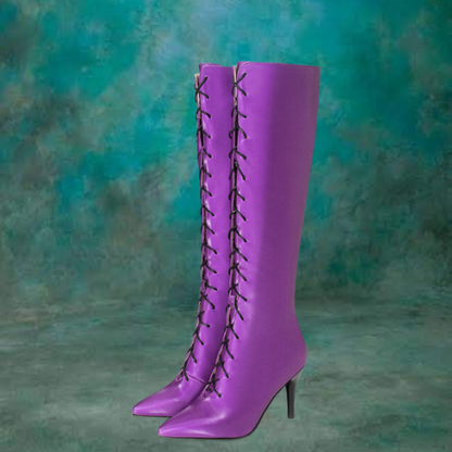 Lace Up Boot High Heels For Men