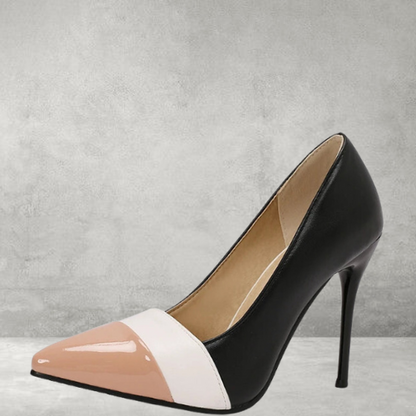 Color-Blocked Stiletto High Heels for Men