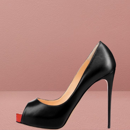 Peep-Toe Platform Stiletto Heels For Men