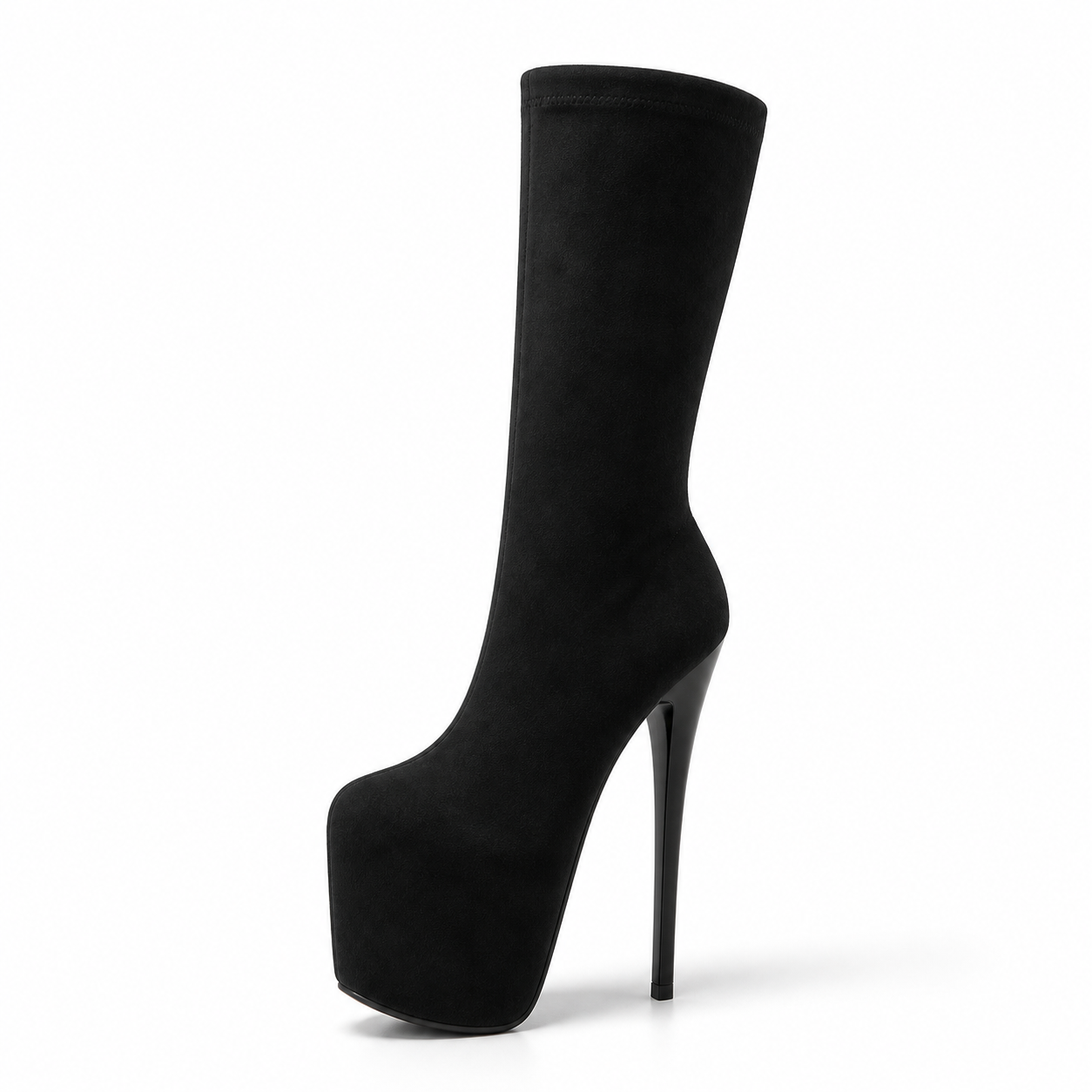 Extreme Platform Animal Printed Knee-High Boots - Heelure™