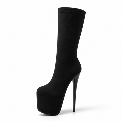 Extreme Platform Animal Printed Knee-High Boots - Heelure™