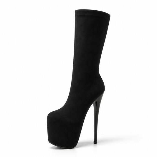 Extreme Platform Animal Printed Knee-High Boots - Heelure™