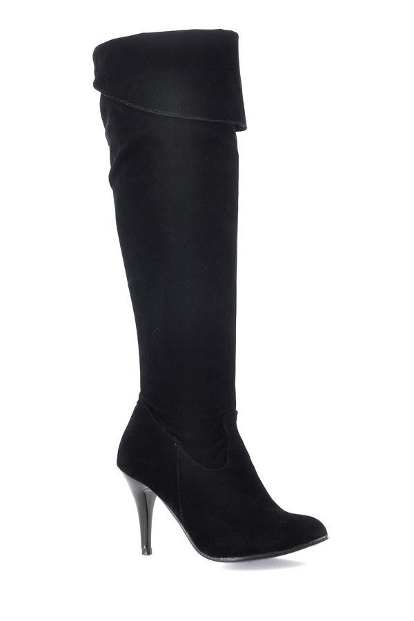 European And American Stiletto Side Zipper High-heel Knight Boots