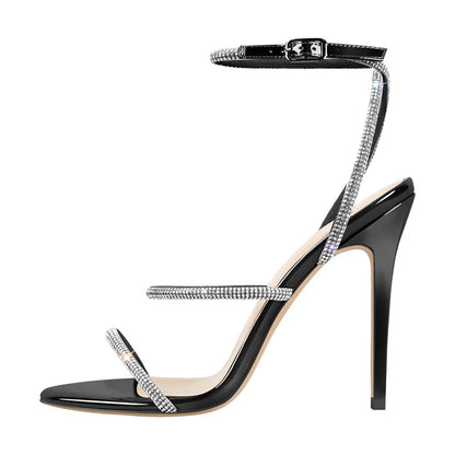 Minimal Ankle Strap Stiletto Sandals High Heels - Heelure™