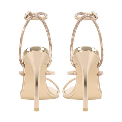 Minimal Ankle Strap Stiletto Sandals High Heels - Heelure™