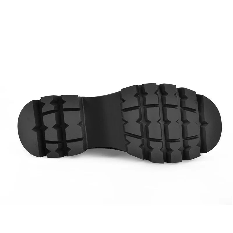 Fold-Over Platform Boots with Chunky Sole - Heelure™