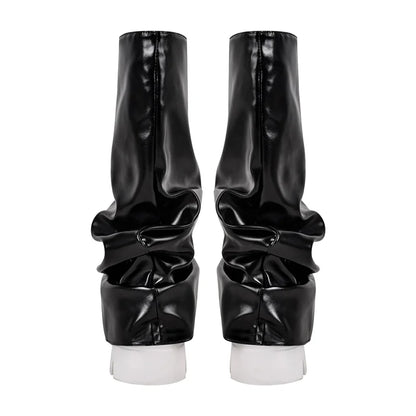 Fold-Over Platform Boots with Chunky Sole - Heelure™